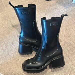 Chloe Black Winter & Rain Boots